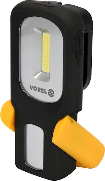 Lampa ręczna obrotowa COB LED 3W AKU