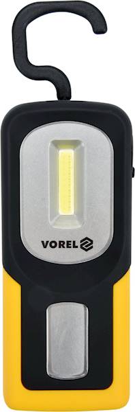 Lampa ręczna obrotowa COB LED 3W AKU