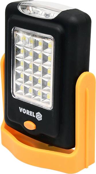 Lampa ręczna obrotowa COB LED 3W AKU