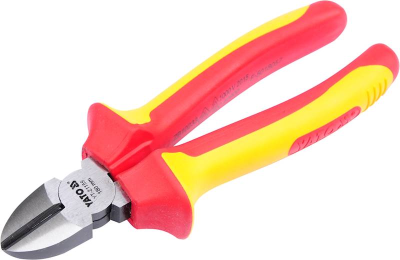 Szczypce tnące boczne 180mm VDE