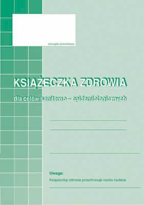 Druk Książeczka zdrowia sanepidowska A6 530-5