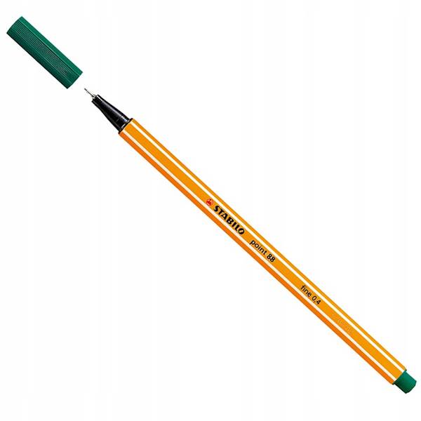 Cienkopis 0,4mm ciemny zielony STABILO Point 88
