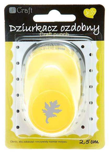 Dziurkacz Ozdobny 2,5cm Liść Dębu DPCRAFT