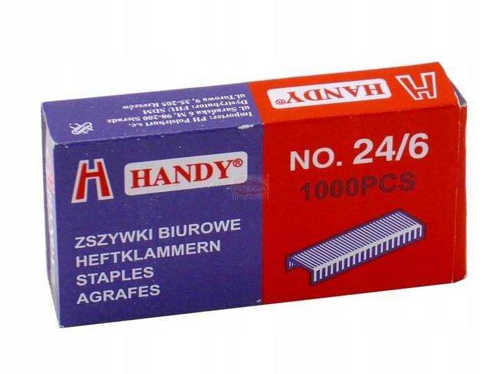 Zszywki 24/6 1000 szt PENWORD