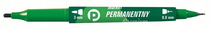 Marker Permanentny do CD/DBD zielony TETIS Duo KM501
