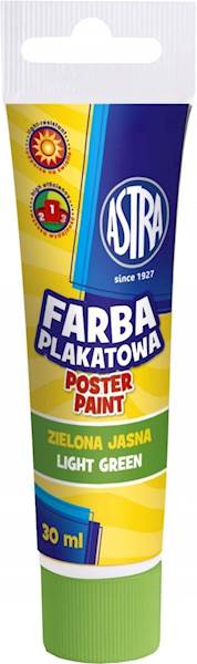 Farby Plakatowe Tuba 30ml zielona jasna ASTRA