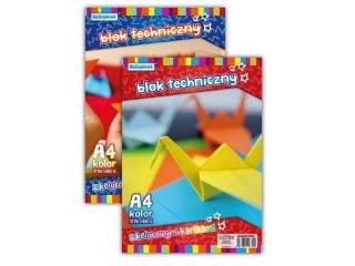 Blok Techniczny kolorowy A4 10k SCHEMAT