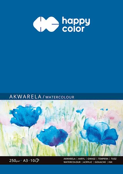 Blok do Akwareli A3 10k 250g HAPPY COLOR