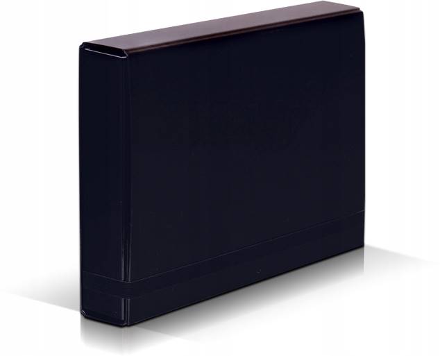 Teczka z gumką A4 50mm czarna VAUPE Caribic Box