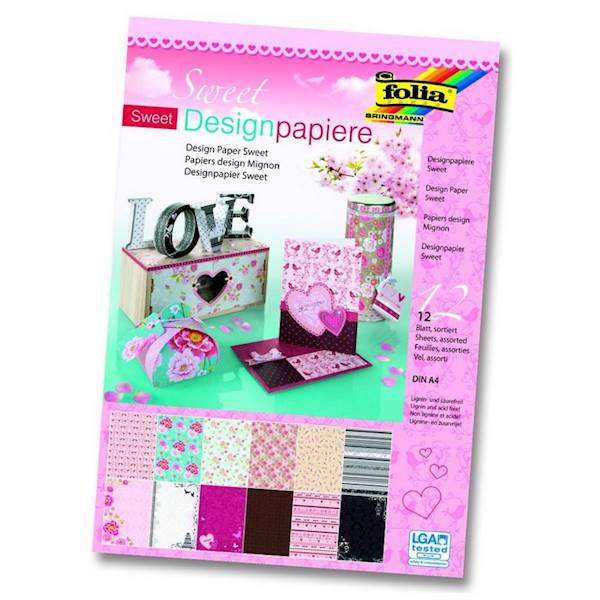 Blok dekoracyjny z motywami Sweet 24x34 12k FOLIA