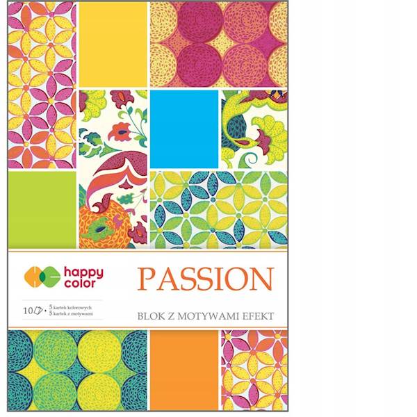 Blok Dekoracyjny Passion A4 10k HAPPY COLOR