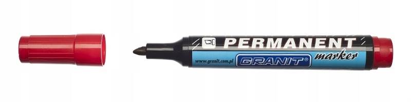 Marker Permanentny czerwony ścięty M861