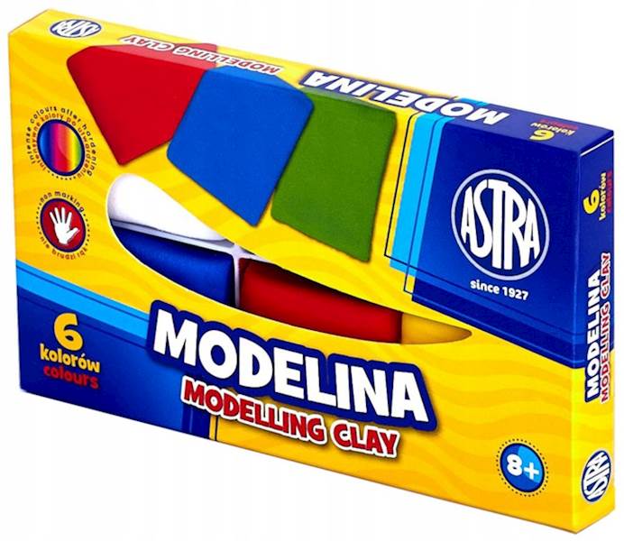 Modelina 6 kolorów ASTRA