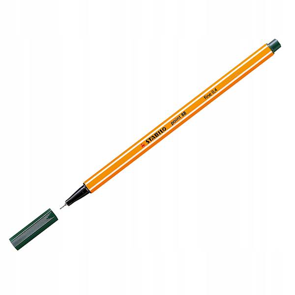 Cienkopis 0,4mm oliwkowy STABILO Point 88