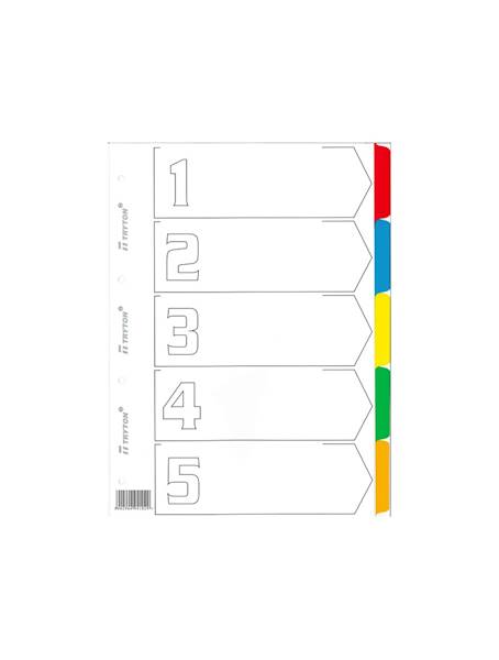 PRZEKLADKA 1- 5 A4 TRYTON papier 1029