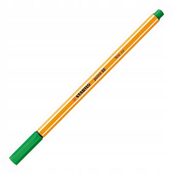Cienkopis 0,4mm zielony STABILO Point 88