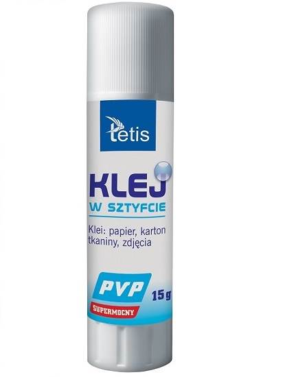 Klej w sztyfcie 15g TETIS