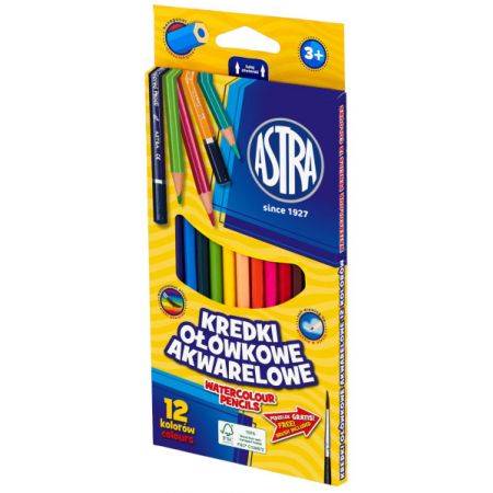 KREDKI AKWARELOWE ASTRA 12kol 0467