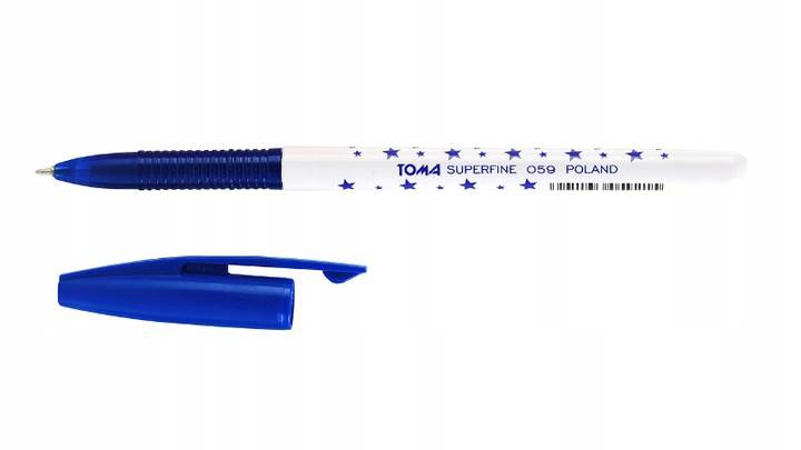 Długopis TOMA niebieski 0,5mm