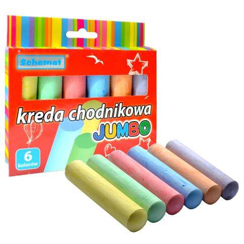 SCHEMAT KREDA KOL.CHODNIK. x 6 Jumbo     7888
