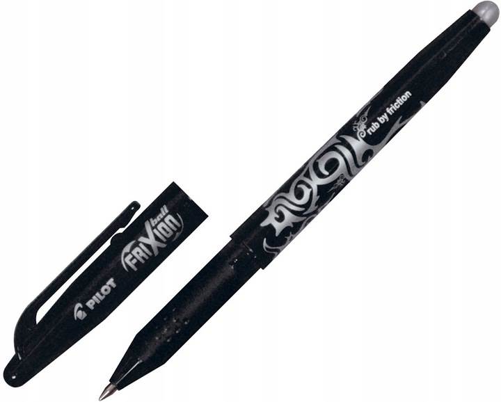 Długopis Ścieralny FRIXION Pilot czarny 0,7mm