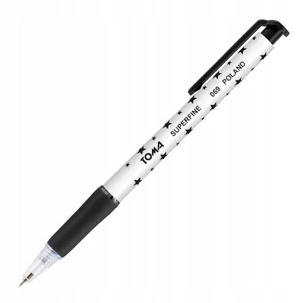 Długopis TOMA automatyczny czarny 0,5mm