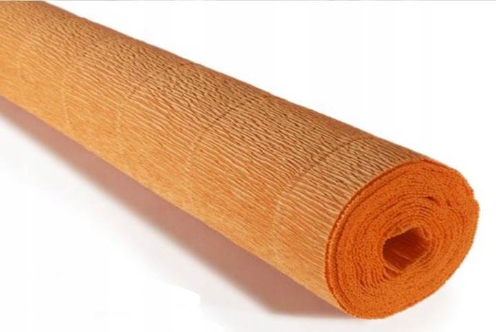 Krepina Bibuła Włoska 50x250 dyniowy 610