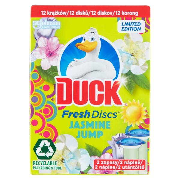 WC DUCK KRĄŻEK ŻELOWY ZAPAS 12 doz.Jaśmin