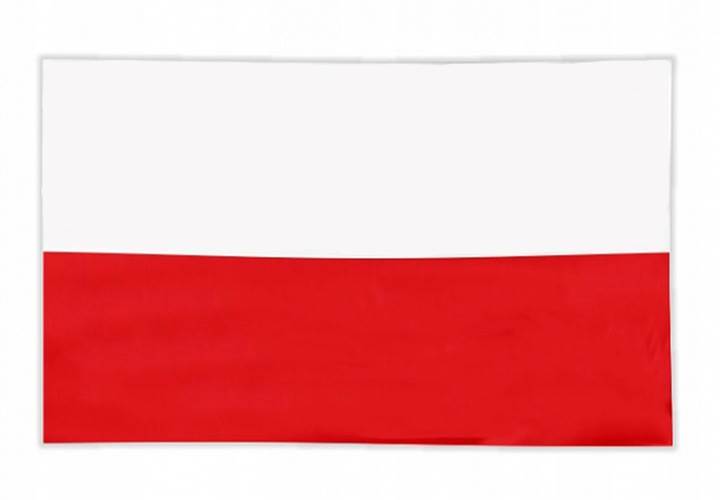 FLAGA BIAŁO-CZERWONA 120x75 duża 1245