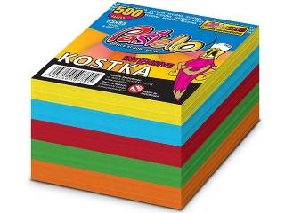 Kostka Papierowa Biurowa klejona kolorowa 85x85x500k PASTELLO
