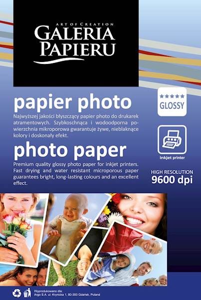 Papier Fotograficzny błyszczący A4 50ark 120g