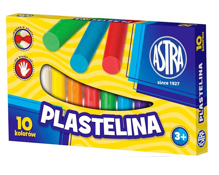 Plastelina 10 kolorów ASTRA