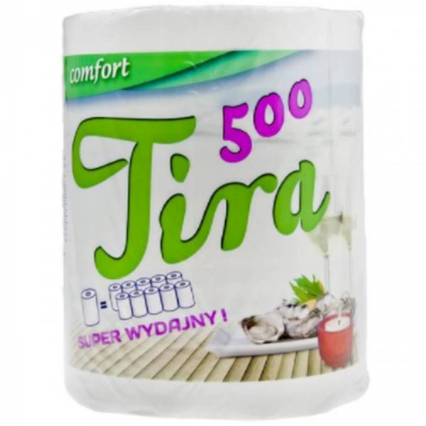 RECZNIK PAP. TIRA  500 listków DUŻY        *6