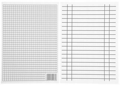 Liniuszek A5 dwustronny #/= 170g 10szt INTERDRUK