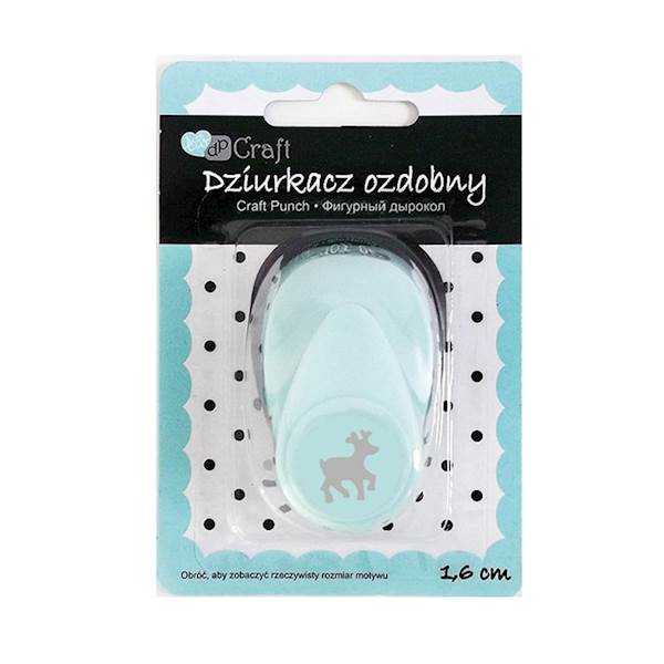 Dziurkacz Ozdobny 1,6cm Renifer DPCRAFT