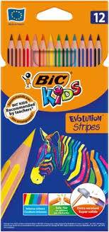 Kredki Ołówkowe 12 kolorów BIC Evolution