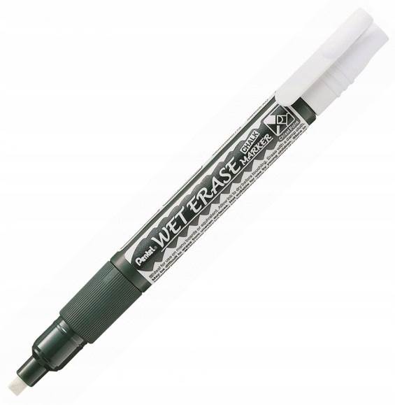 Marker Kredowy biały 4,3mm PENTEL Wet Erase SMW26