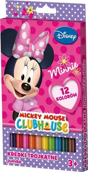 Kredki Ołówkowe Jumbo 12 kolorów ASTRA Disney