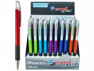 Długopis SCHEMAT Semigel niebieski 0,7mm