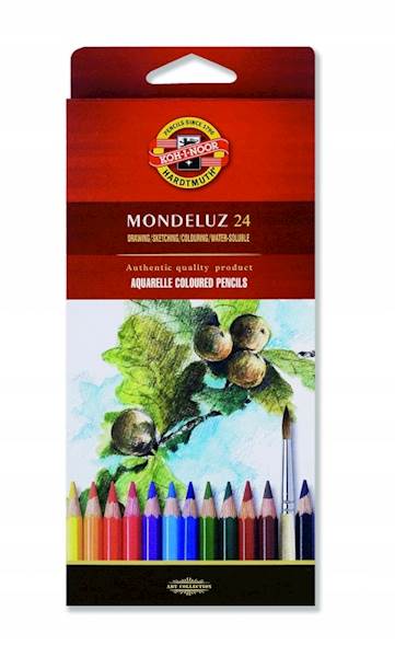 Kredki Akwarelowe 24 kolory KOH-I-NOOR Mondeluz