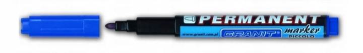 Marker Permanentny czarny okrągły GRANIT M810