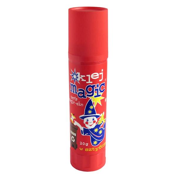 KLEJ MAGICZNY CZERWONY 20g w sztyfc 0247 *24