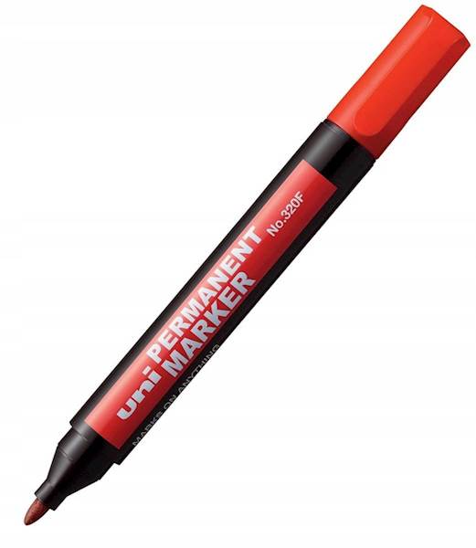 Marker Permanentny czerwony UNI 320F