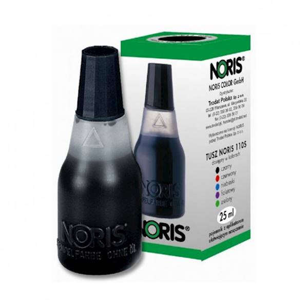 TUSZ DO STEMPLI NORIS 110S   czarny      25ml