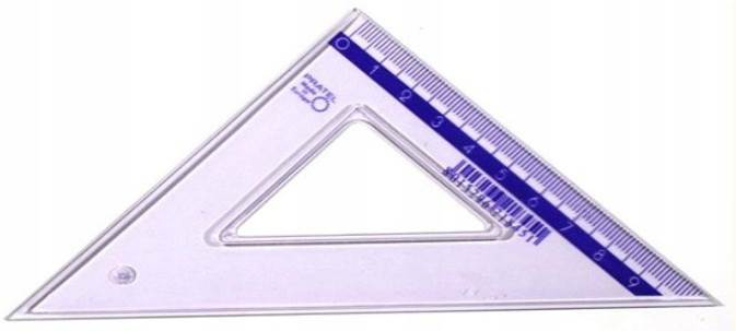 Ekierka 10cm 45°