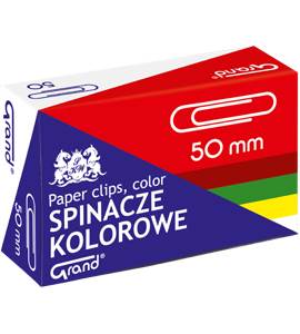 Spinacz Biurowy 50mm 50szt kolorowe