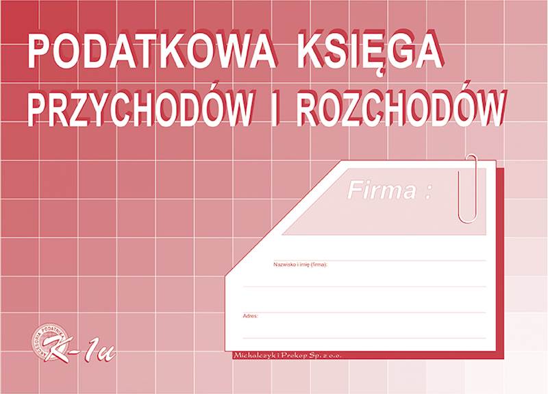 Druk Podatkowa księga przychodów i rozchodów A4 K1u