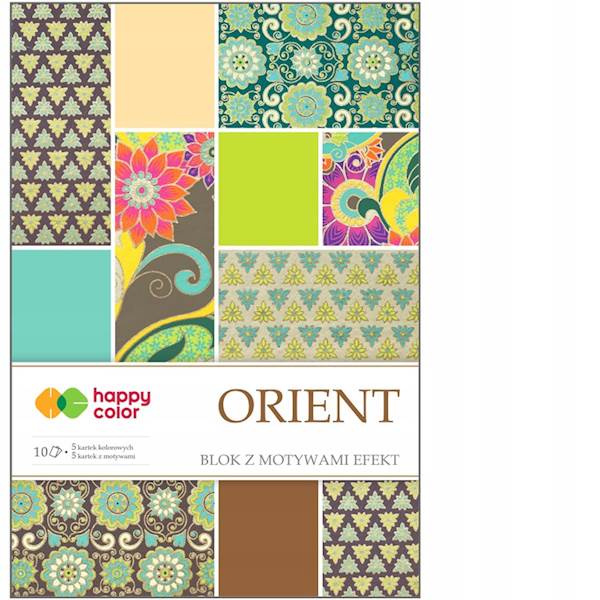 Blok Dekoracyjny Orient A4 10k HAPPYCOLOR