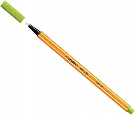 Cienkopis 0,4mm jasny zielony STABILO Point 88
