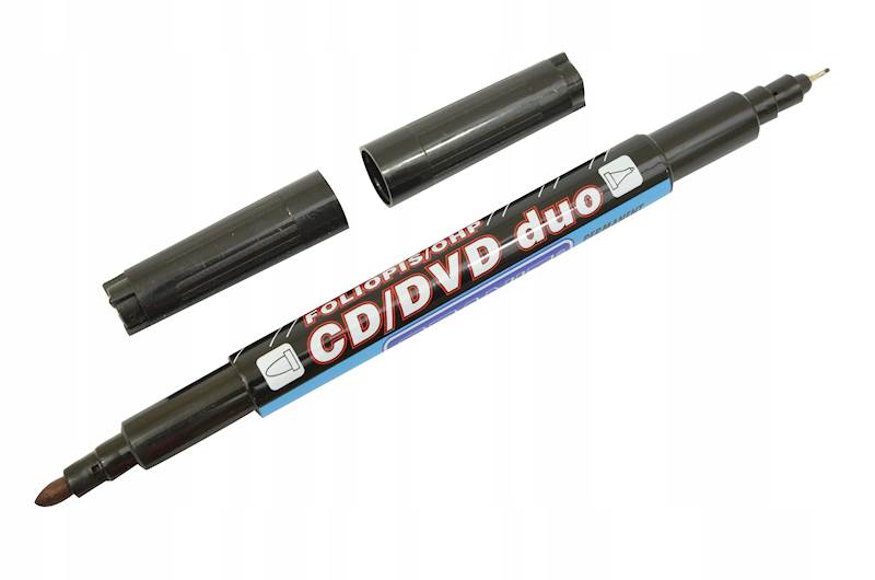 Marker Permanentny do CD/DVD czarny GRANIT Duo M830